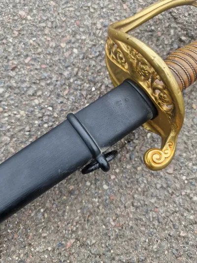 Originalt French WW1 Model 1845 Infantry  Sword - skede opmalet???