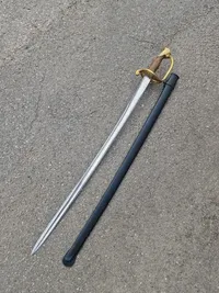 Originalt French WW1 Model 1845 Infantry  Sword - skede opmalet???