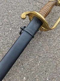 Originalt French WW1 Model 1845 Infantry  Sword - skede opmalet???