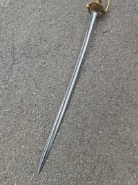 Originalt French WW1 Model 1845 Infantry  Sword - skede opmalet???