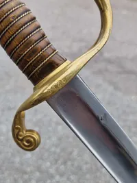Originalt French WW1 Model 1845 Infantry  Sword - skede opmalet???