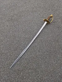 Originalt French WW1 Model 1845 Infantry  Sword - skede opmalet???