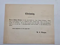Samling originale efterlysninger - 1860’erne