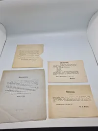 Samling originale efterlysninger - 1860’erne