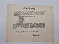 Samling originale efterlysninger - 1860’erne