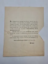 Samling originale efterlysninger - 1860’erne