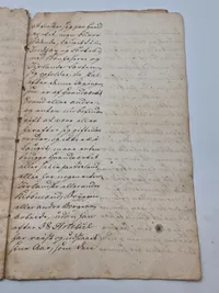 Originalt Dansk 17-Tals dokument