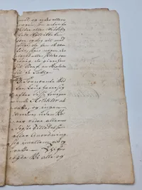 Originalt Dansk 17-Tals dokument