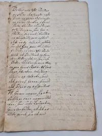 Originalt Dansk 17-Tals dokument