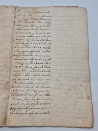 Originalt Dansk 17-Tals dokument