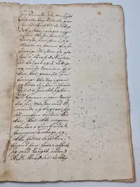 Originalt Dansk 17-Tals dokument