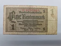 Samling tyske ww2 pengesedler - originale