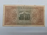 Samling tyske ww2 pengesedler - originale