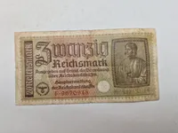 Samling tyske ww2 pengesedler - originale