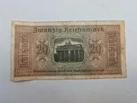 Samling tyske ww2 pengesedler - originale