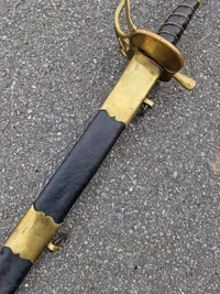 Original Dansk Hestegardepallask M/1828 med sjælden skede