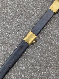 Original Dansk Hestegardepallask M/1828 med sjælden skede
