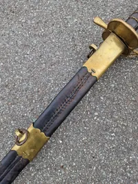 Original Dansk Hestegardepallask M/1828 med sjælden skede