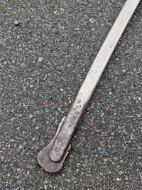 Original Dansk 1858/96 officers sabel med mærke fra skyde skolen