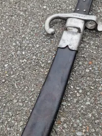 Original Dansk Remmington 1867 bajonet med skede