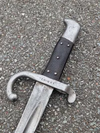 Original Dansk Remmington 1867 bajonet med skede