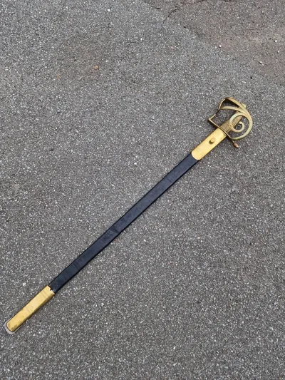 Original Dansk Underofficerspallask M/1831 med skede, Fynske Infanteri regiment
