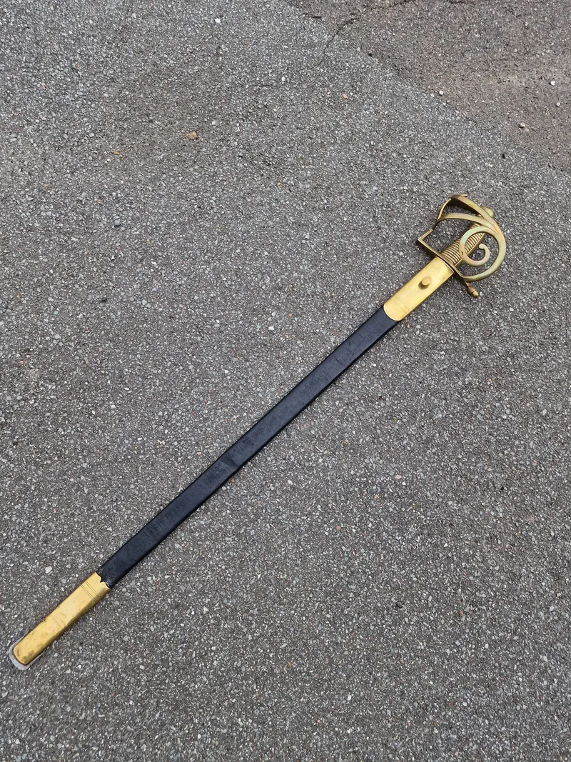 Original Dansk Underofficerspallask M/1831 med skede, Fynske Infanteri regiment
