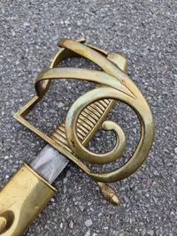 Original Dansk Underofficerspallask M/1831 med skede, Fynske Infanteri regiment