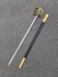 Original Dansk Underofficerspallask M/1831 med skede, Fynske Infanteri regiment
