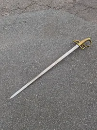 Original Dansk Underofficerspallask M/1831 med skede, Fynske Infanteri regiment