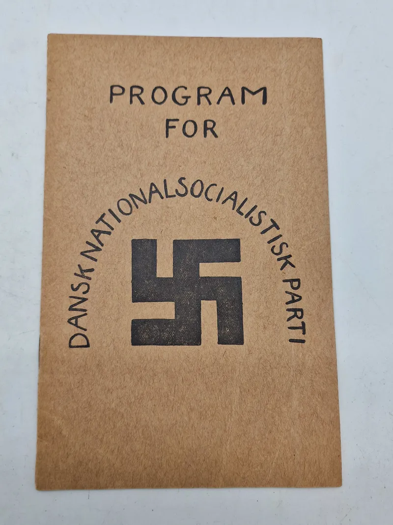 Sjældent originalt DNSAP program - tidligt  1930