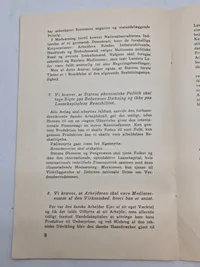 Sjældent originalt DNSAP program - tidligt  1930