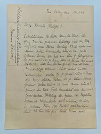 Originalt Brev til Familen om Falden soldat 1944