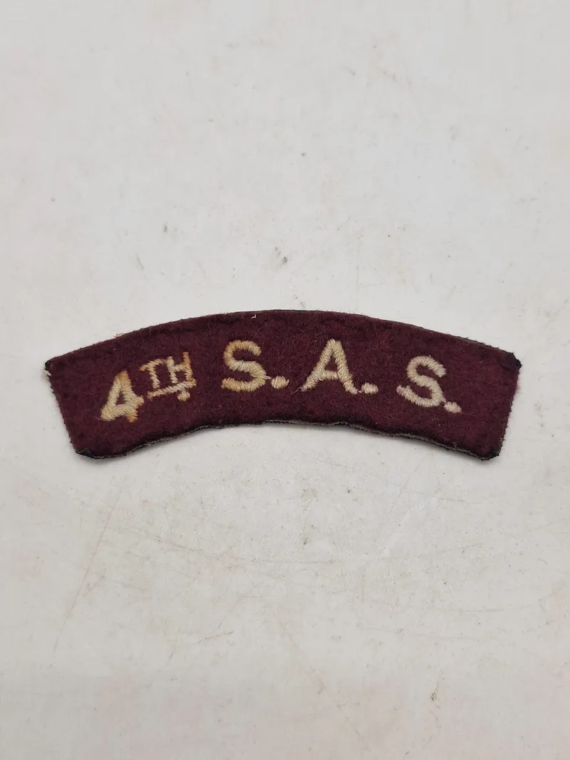 Originalt SAS flash WW2,   4 SAS were French regiments