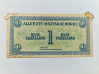 Samling originale militære pengesedler