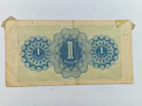 Samling originale militære pengesedler