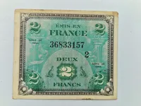 Samling originale militære pengesedler