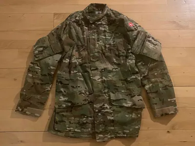 Originalt dansk MTS kampjakke  med bukser - st Large