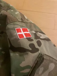 Originalt dansk MTS kampjakke  med bukser - st Large