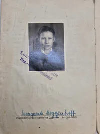 Originalt Landjahr Ausweis - ww2