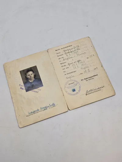 Originalt Landjahr Ausweis - ww2