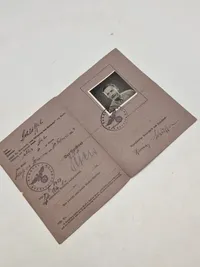 Originalt tysk kørekort - godt stemplet med ørn og HK