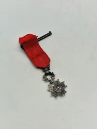 France National Order of the National Legion of Honor Miniature Badge with Diamonds 1870, originale diamanter