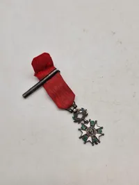 France National Order of the National Legion of Honor Miniature Badge with Diamonds 1870, originale diamanter