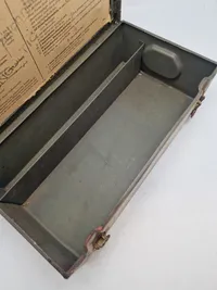 Original tysk Verbandkasten - ww2 i enhedsfarve