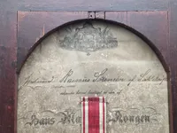 Original 1848-50 medalje med tildelingsbevis og livshistorie