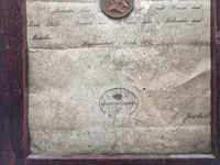 Original 1848-50 medalje med tildelingsbevis og livshistorie