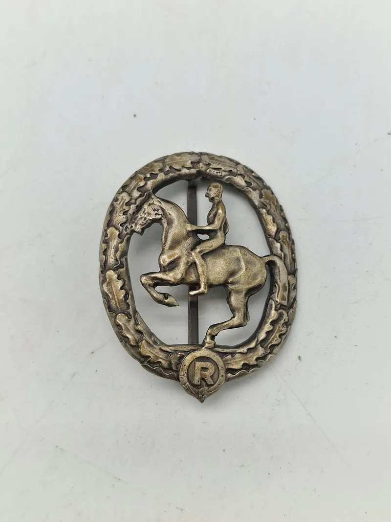 Original Deutsches Reiterabzeichen - Silber
