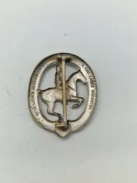 Original Deutsches Reiterabzeichen - Silber