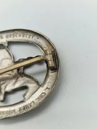 Original Deutsches Reiterabzeichen - Silber
